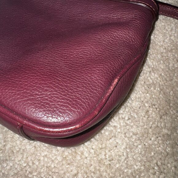Marc Jacobs 'Take Your Marc - Percy' Crossbody Bag - Burgundy / Wine - Pre-Owned - Picture 9 of 16